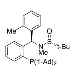 [S(R)]-N-[(R)-[2-(Diadamantanphosphino)phenyl](2-methylphenyl)methyl]-N,2-dimethyl-2-propanesulfinamide, 95%|15-0029