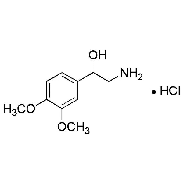 2-Hydroxy-2-(3,4-dimethoxyphenyl)ethylamine hydrochloride|23302|15471-89-3