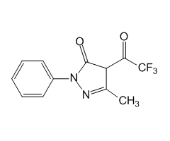 4-Trifluoroacetyl-3-methyl-1-phenyl-5-pyrazolone, 98%|228073|1691-93-6
