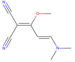 2-[3-(Dimethylamino)-1-methoxyprop-2-enylidene]propanedinitrile|CS-0035857|95689-38-6