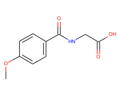 (4-Methoxybenzoyl amino) - acetic acid, 98%|232203|13214-64-7