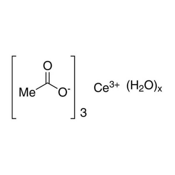 Cerium(III) acetate hydrate (99.999%-Ce) (REO) PURATREM|58-5801|206996-60-3