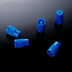 biologix 12x13.5mm blue polyethylene non-sterile cap (for use with test tubes).  tubes sold separately.  1,000 caps/pack, 2 packs/case|12-1299