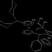 1-{[(R)-Ferrocenyl-2-(S)-ethyl-1-dimethylamino)phenyl]-(R)-phosphino}-1'-dicyclohexylphosphinoferrocene, min. 97% Chenphos|26-1266|1036373-39-3