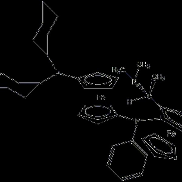 1-{[(R)-Ferrocenyl-2-(S)-ethyl-1-dimethylamino)phenyl]-(R)-phosphino}-1'-dicyclohexylphosphinoferrocene, min. 97% Chenphos|26-1266|1036373-39-3