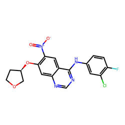 (R)-N-(3-chloro-4-fluorophenyl)-6-nitro-7-((tetrahydrofuran-3-yl)oxy)quinazolin-4-amine|C1788696|402855-07-6