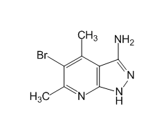 5-Bromo-4,6-dimethyl-1H-pyrazolo[3,4-b]pyridin-3-ylamine, 97%|297210|42951-65-5