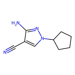 3-Amino-1-cyclopentyl-1H-pyrazole-4-carbonitrile|CS-0137253|122799-98-8