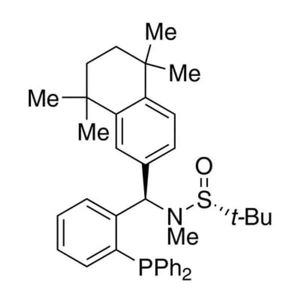 [S(R)]-N-[(R)-[2-(Diphenylphosphino)phenyl](5,6,7,8-tetrahydro-5,5,8,8-tetramethyl-2-naphthalenyl)methyl]-N,2-dimethyl-2-propanesulfinamide, 95%|15-8766
