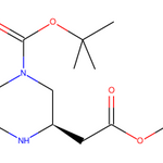 tert-Butyl (3R)-3-(2-methoxy-2-oxoethyl)piperazine-1-carboxylate|CS-0030258|1217683-44-7