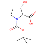 (2R,3S)-1-[(tert-Butoxy)carbonyl]-3-hydroxypyrrolidine-2-carboxylic acid|CS-0056059|118492-87-8