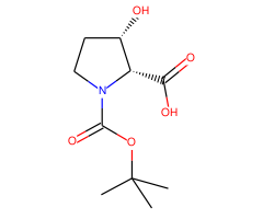 (2R,3S)-1-[(tert-Butoxy)carbonyl]-3-hydroxypyrrolidine-2-carboxylic acid|CS-0056059|118492-87-8