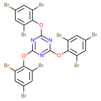 2,4,6-Tris-(2,4,6-tribromophenoxy)-1,3,5-triazine, 98%|241509|25713-60-4