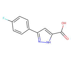 3-(4-Fluorophenyl)-1H-pyrazole-5-carboxylic acid|CS-0038334|870704-22-6