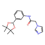 2-(1H-imidazol-1-yl)-N-(3-(4,4,5,5-tetramethyl-1,3,2-dioxaborolan-2-yl)phenyl)acetamide|CS-0518207|2246597-84-0