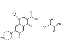 Ciprofloxacin lactate, 98%, reference material|243199|97867-33-9