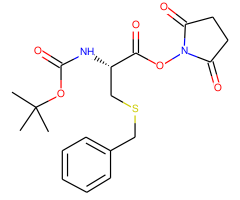 2,5-Dioxopyrrolidin-1-yl-S-benzyl-N-(tert-butoxycarbonyl)-D-cysteinate|C1601678|85097-54-7