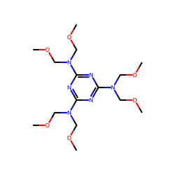 2,4,6-Tris[bis(methoxymethyl)amino]-1,3,5-triazine, 97%|525102|3089-11-0