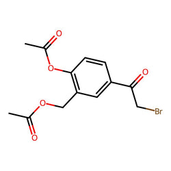 2-Acetoxy-5-(2-bromoacetyl)benzyl acetate|C1710558|24085-07-2