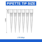 20μl  lts tip, rack, with filter, sterile.  96 pieces/rack, 10 racks/pack, 5 packs/case|R23-0020