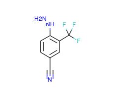 4-Hydrazinyl-3-(trifluoromethyl)benzonitrile|CS-0157144|184163-56-2