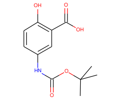 5-((tert-Butoxycarbonyl)amino)-2-hydroxybenzoic acid|CS-0372246|135321-95-8