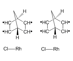 Bicyclo[2.2.1]hepta-2,5-diene-rhodium(I) chloride dimer, 96%|253609|12257-42-0