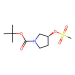 (S)-tert-Butyl 3-((methylsulfonyl)oxy)pyrrolidine-1-carboxylate|CS-0154771|132945-75-6