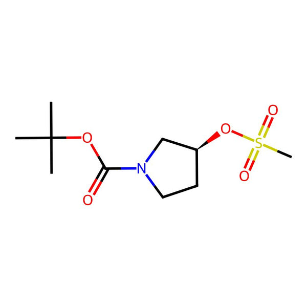 (S)-tert-Butyl 3-((methylsulfonyl)oxy)pyrrolidine-1-carboxylate|CS-0154771|132945-75-6