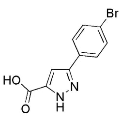3-(4-Bromophenyl)-1H-pyrazole-5-carboxylic acid|25092|46413-66-5