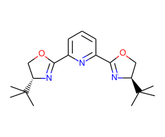 2,6-Bis[(4R)-4-tert-butyloxazolin-2-yl]pyridine, 98%, ee: ≥99%|255623|185346-17-2