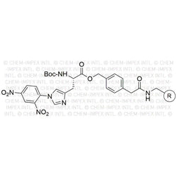 Na-Boc-Nim-2,4-dinitrophenyl-L-histidine 4-oxymethylphenylacetamidomethyl resin|02491