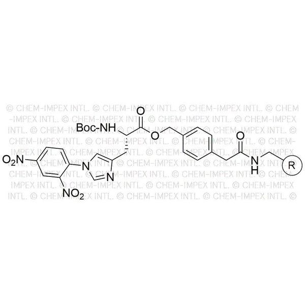 Na-Boc-Nim-2,4-dinitrophenyl-L-histidine 4-oxymethylphenylacetamidomethyl resin|02491