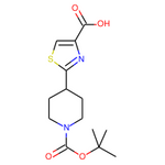 2-(4-(tert-Butoxycarbonyl)piperazin-1-yl)thiazole-4-carboxylic acid|CS-0154695|668484-45-5