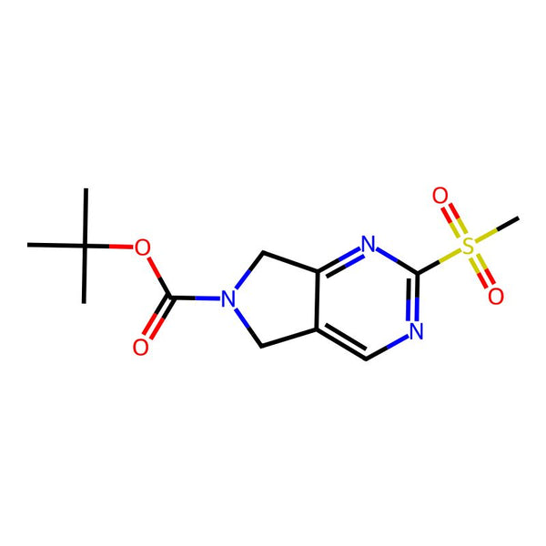 tert-Butyl 2-(methylsulfonyl)-5H-pyrrolo[3,4-d]pyrimidine-6(7H)-carboxylate|CS-D1271|365996-87-8
