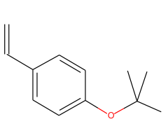 4-tert-Butoxystyrene, 99%, electronic grade, single metal ion ≤ 50ppb|284202|95418-58-9