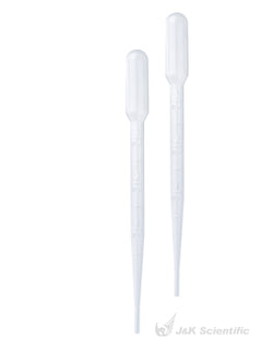 Transfer pipets, 3 ml, 160 mm, PE, capacity 7.5 ml, unsterile, 500 pcs/pack