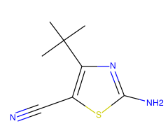 2-Amino-4-(tert-butyl)thiazole-5-carbonitrile|CS-0360198|303994-99-2