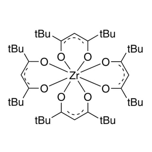 Tetrakis(2,2,6,6-tetramethyl-3,5-heptanedionato)zirconium(IV), 99% [Zr(TMHD)4]|40-5000|18865-74-2