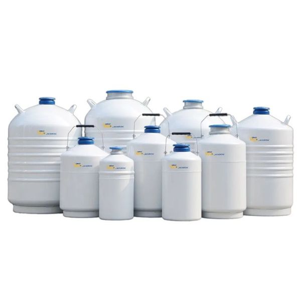 liquid nitrogen tank,portable dewar series 10l,neck diameter 50mm,include 6 canisters (120mm); include protective bag and lockable lid|CKS-P610Z050