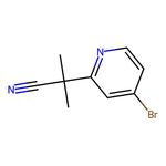 2-(4-Bromopyridin-2-yl)-2-methylpropanenitrile|CS-0513691|1379342-42-3
