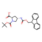 (2r,4s)-1-[(tert-butoxy)carbonyl]-4-({[(9h-fluoren-9-yl)methoxy]carbonyl}amino)pyrrolidine-2-carboxylic acid|CS-0214740|1018332-23-4
