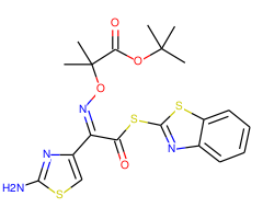 (Z)-tert-Butyl 2-(((1-(2-aminothiazol-4-yl)-2-(benzo[d]thiazol-2-ylthio)-2-oxoethylidene)amino)oxy)-2-methylpropanoate|CS-W019525|89604-92-2
