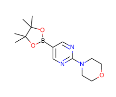4-(5-(4,4,5,5-Tetramethyl-1,3,2-dioxaborolan-2-yl)pyrimidin-2-yl)morpholine|CS-W019234|957198-30-0