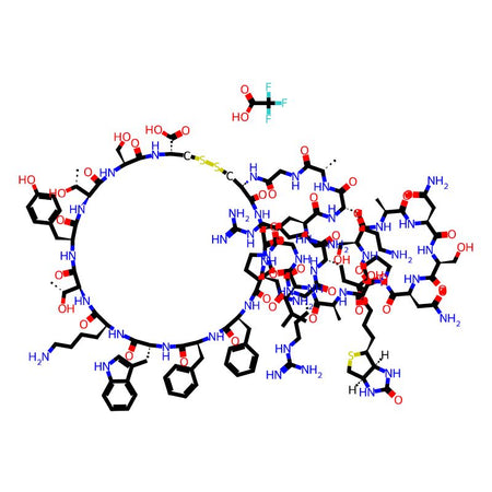 Biotinyl-(Leu?,D-Trp22,Tyr2?)-Somatostatin-28 trifluoroacetate salt|CPTD783930|143519-58-8