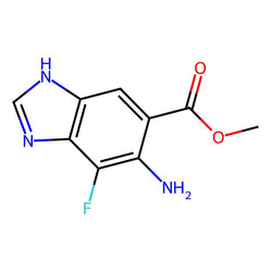 Methyl 5-amino-4-fluoro-1H-benzo[d]imidazole-6-carboxylate|CS-0505758|918321-29-6