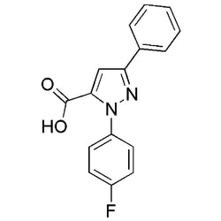 1-(4-Fluorophenyl)-3-phenyl-1H-pyrazole-5-carboxylic acid|25163|618101-93-2