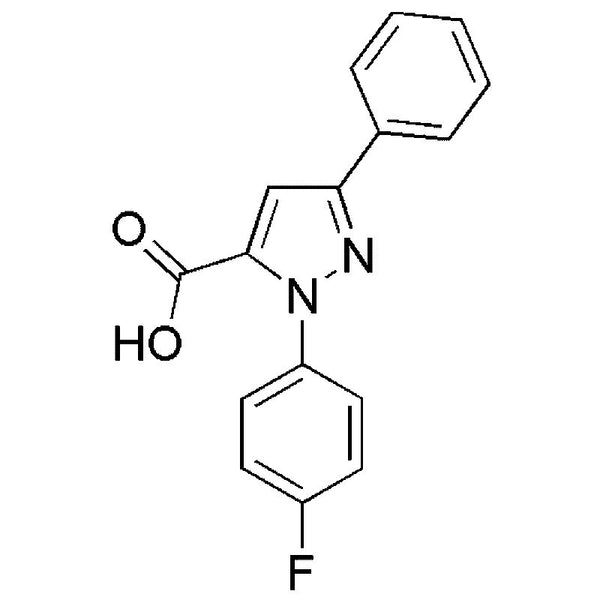 1-(4-Fluorophenyl)-3-phenyl-1H-pyrazole-5-carboxylic acid|25163|618101-93-2