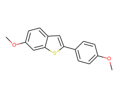 6-Methoxy-2-(4-methoxyphenyl)benzo[b]thiophene, 98%|280276|63675-74-1
