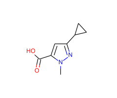 3-Cyclopropyl-1-methyl-1H-pyrazole-5-carboxylic acid|CS-0144058|957500-07-1